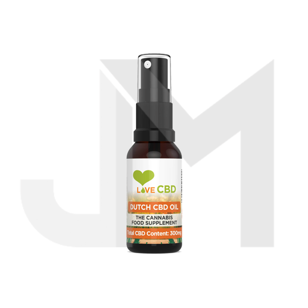 Love CBD 300mg Dutch CBD Oil Spray - 20ml