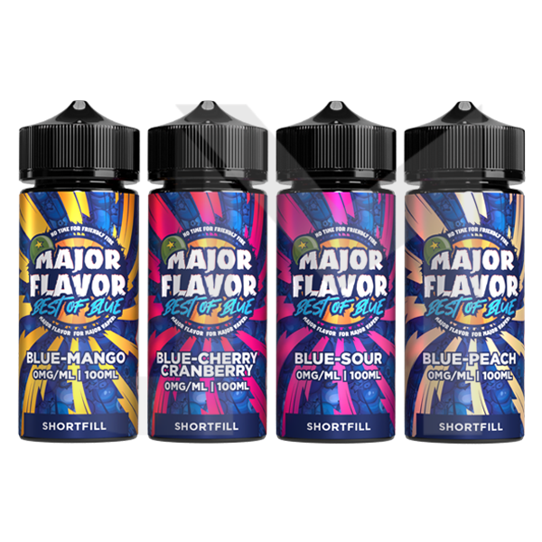 Major Flavour Best Of Blue 100ml Shortfill 0mg (70VG/30PG)