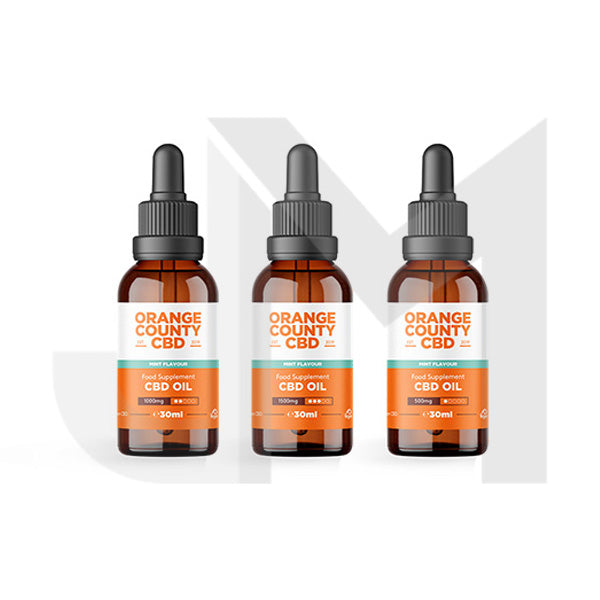 Orange County CBD 1500mg Flavoured Tincture Oil 30ml