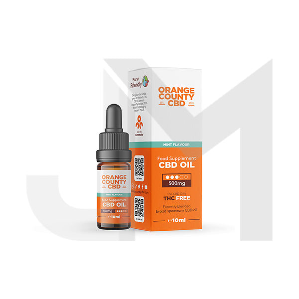 Orange County CBD 500mg Broad Spectrum CBD Oil - 10ml