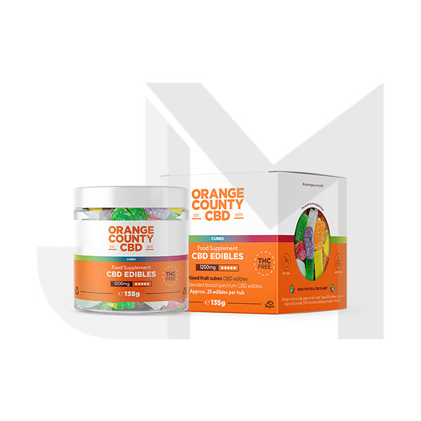 Orange County CBD 1200mg Gummies - Small Pack