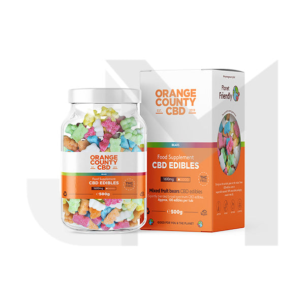 Orange County CBD 1600mg Gummies - Large Pack