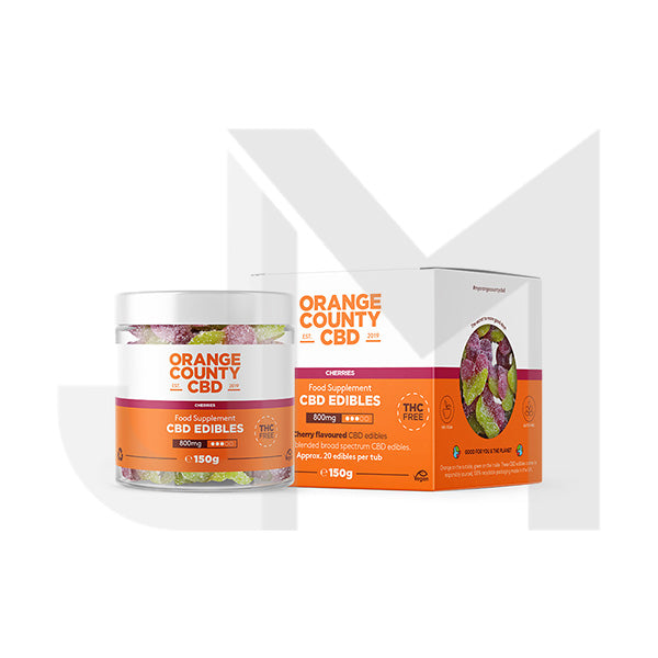 Orange County CBD 800mg Gummies - Small Pack