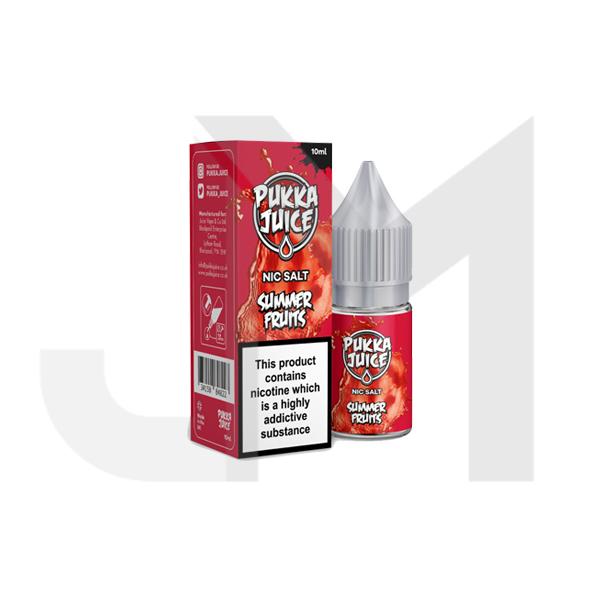 10MG Pukka Juice 10ML Flavoured Nic Salt (50VG/50PG)