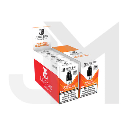 10mg Juice Bar Salts 10ml Nic Salts - Pack Of 5 (50VG/50PG)
