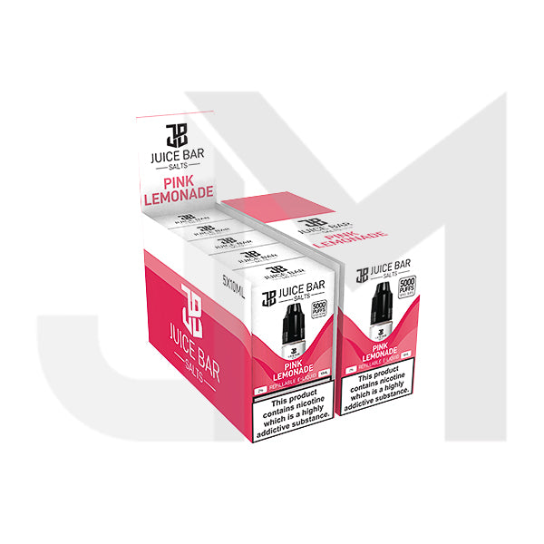 10mg Juice Bar Salts 10ml Nic Salts - Pack Of 5 (50VG/50PG)