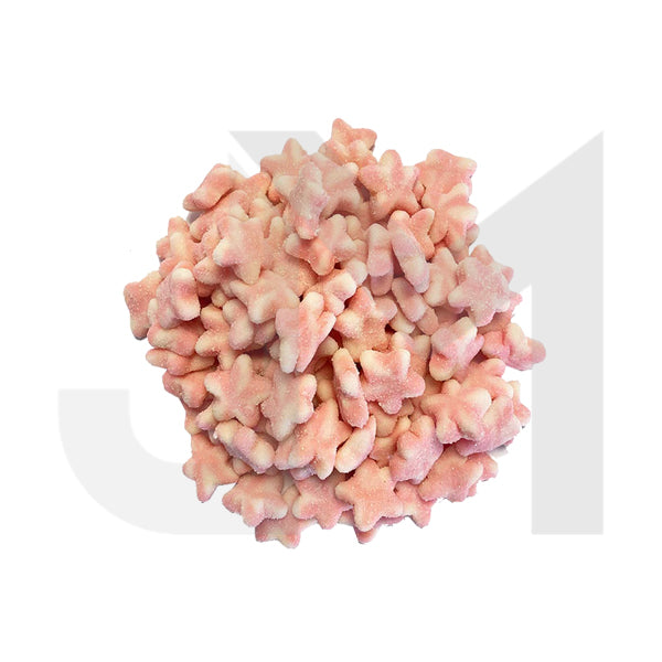 Bulk Pink & White Stars Broad Spectrum CBD Gummies