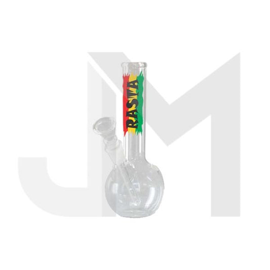 20cm Rasta Mix Designed Glass Bong - GB31