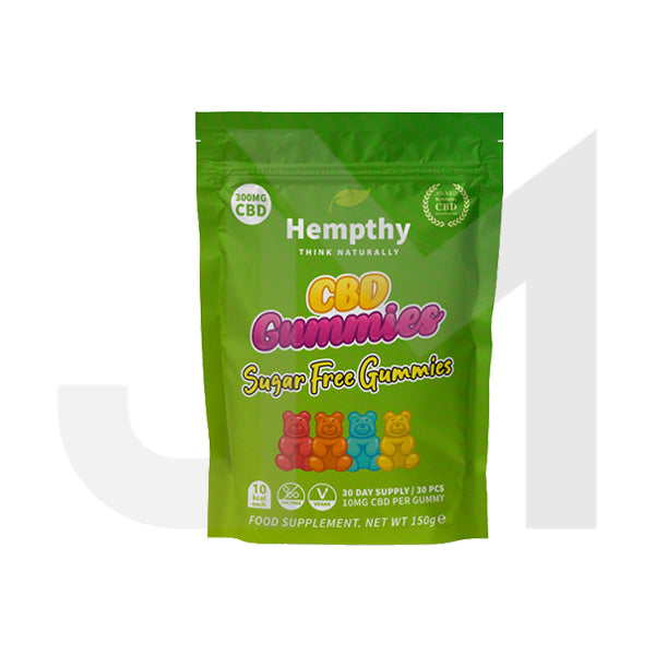 Hempthy 300mg CBD Gummies 30 Ct Pouch