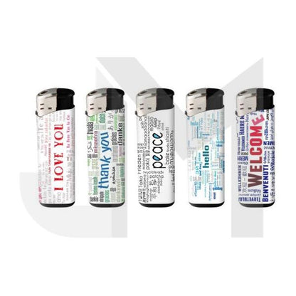 50 x 4Smoke Electronic Printed Lighters - YZ218DK