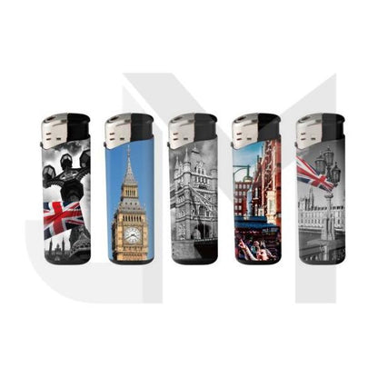 50 x 4Smoke Electronic Printed Lighters - YZ218DK