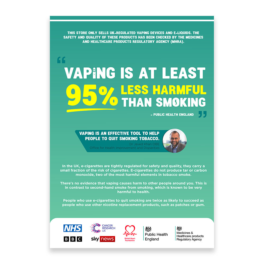 SAFE VAPING! - FREE A2 Posters for all.