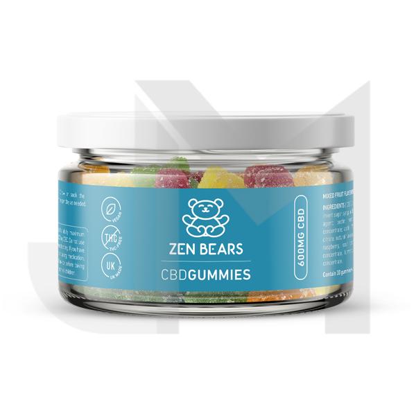 ZenBears 600mg CBD Gummies - 150g