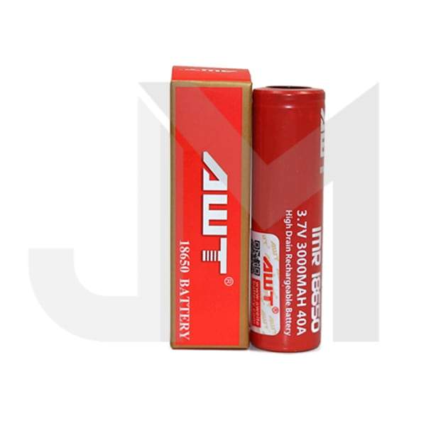 AWT 18650 3000mAh Battery + Battery Case
