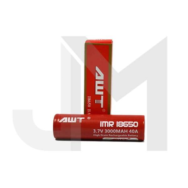AWT 18650 3000mAh Battery + Battery Case
