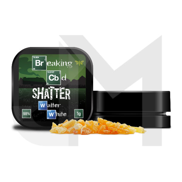 Breaking CBD 98% CBD Shatter - 1g