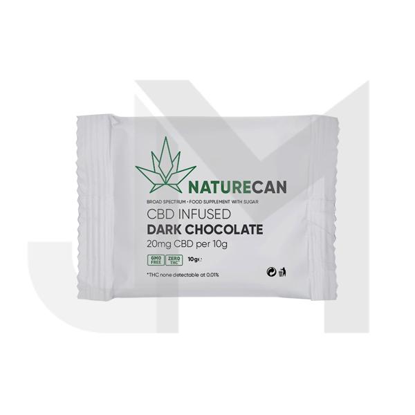 Naturecan 20mg CBD Infused Dark Chocolate 10g