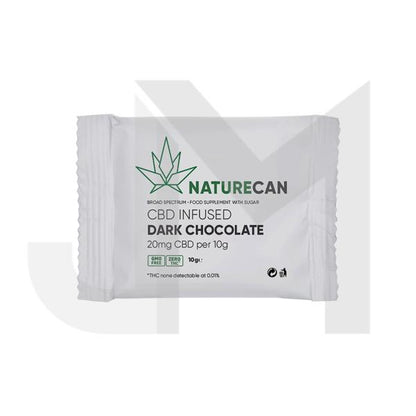 Naturecan 20mg CBD Infused Dark Chocolate 10g