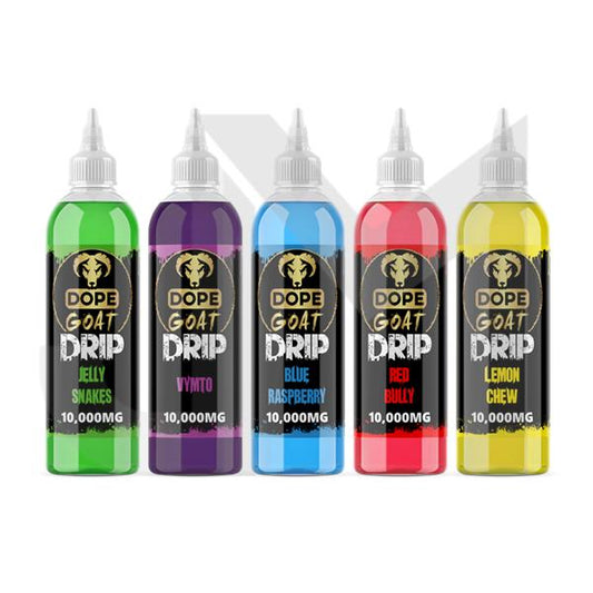 Dope Goat Drip 10,000mg CBD Vaping Liquid 250ml (70PG/30VG)