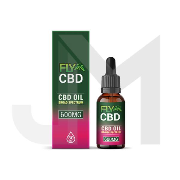 Fly Oil 600mg CBD Broad Spectrum Tincture Oil 30ml