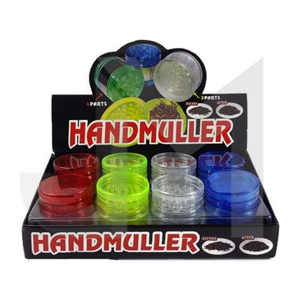 4 Parts Handmuller Plastic 55mm Grinder - HX223