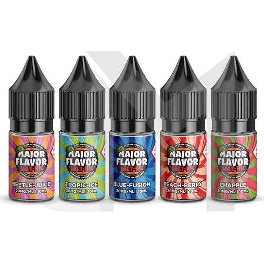 10mg Major Flavor Nic Salts 10ml (60VG/40PG)