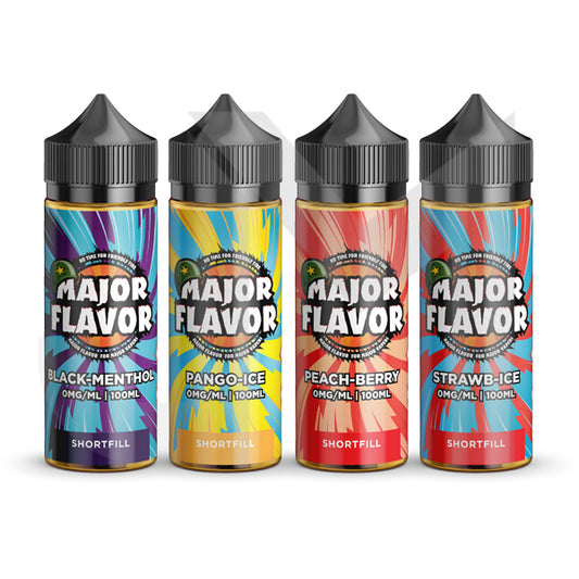 Major Flavor 100ml Shortfill 0mg (70VG/30PG)