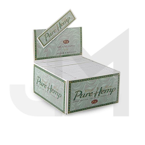 50 Pure Hemp King Size Un-Bleached Rolling Papers