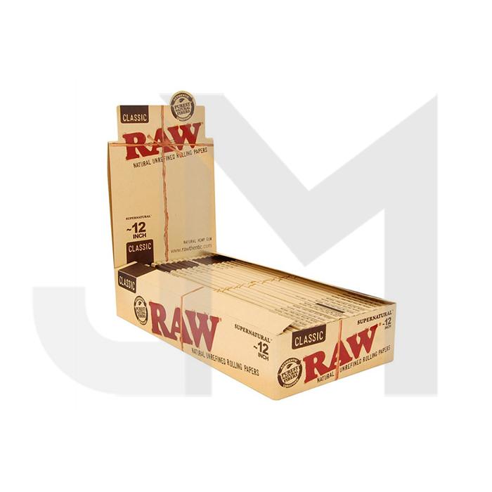 20 Raw Classic Supernatural 12 Inch Rolling Papers