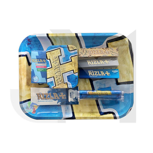 Rizla Medium Metal Rolling Tray Gift Set