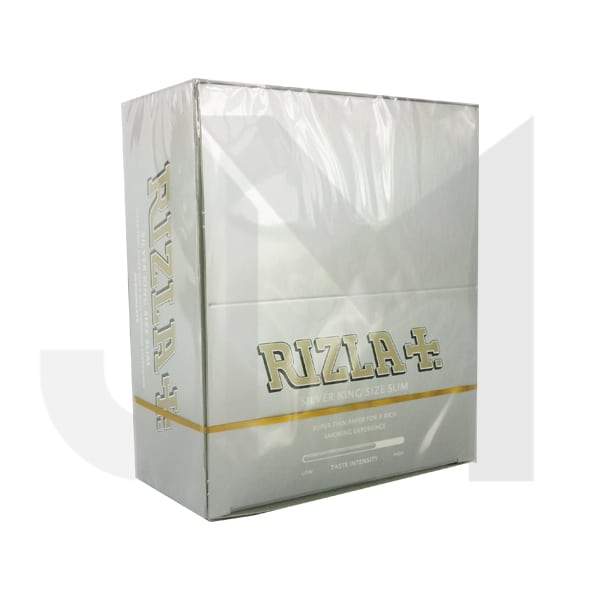 50 Silver King Size Slim Rizla Rolling Papers