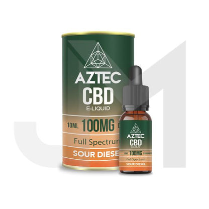 Aztec CBD 100mg CBD Vaping Liquid 10ml (50PG/50VG)