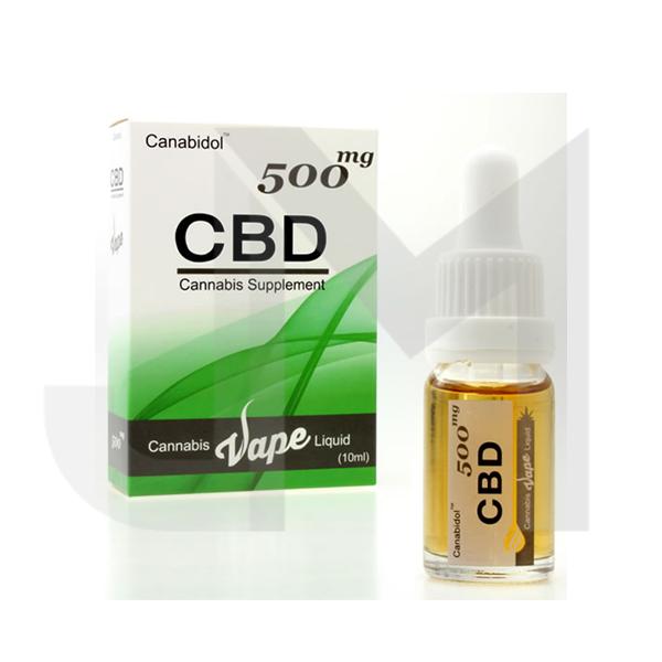 CBD by British Cannabis 500mg CBD Vape E-liquid 10ml