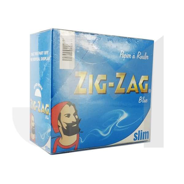 50 Zig-Zag Blue Slim King Size Rolling Papers